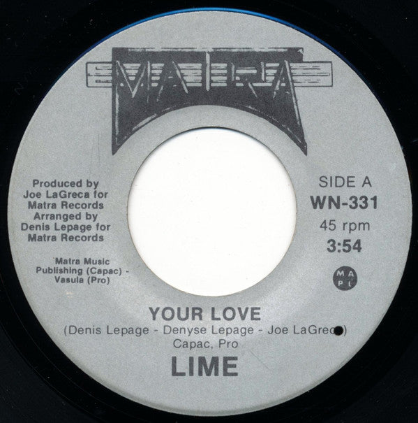 Lime – Your Love (Vg)