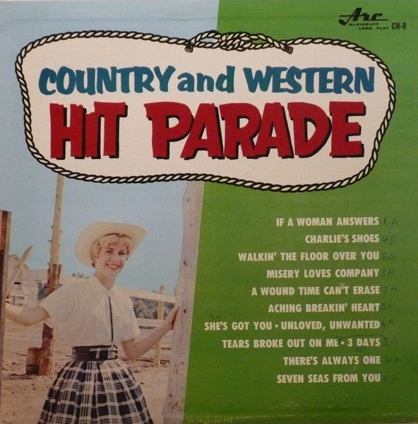 The Nashville All-Stars – Country And Western Hit Parade (Vg+,Vg)