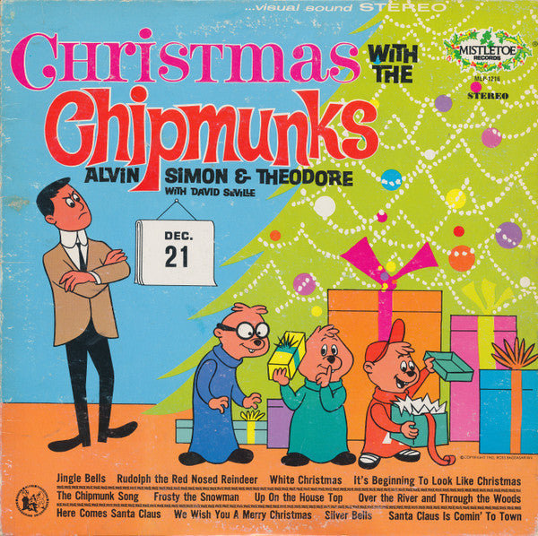 The Chipmunks – Christmas With The Chipmunks (Vg+,Vg+)