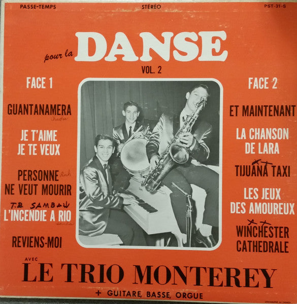 Le Trio Monterey – Pour La Danse, Vol.2 (Vg,Vg+)