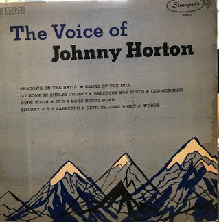 Johnny Horton – The Voice Of Johnny Horton (Vg+,Vg+)