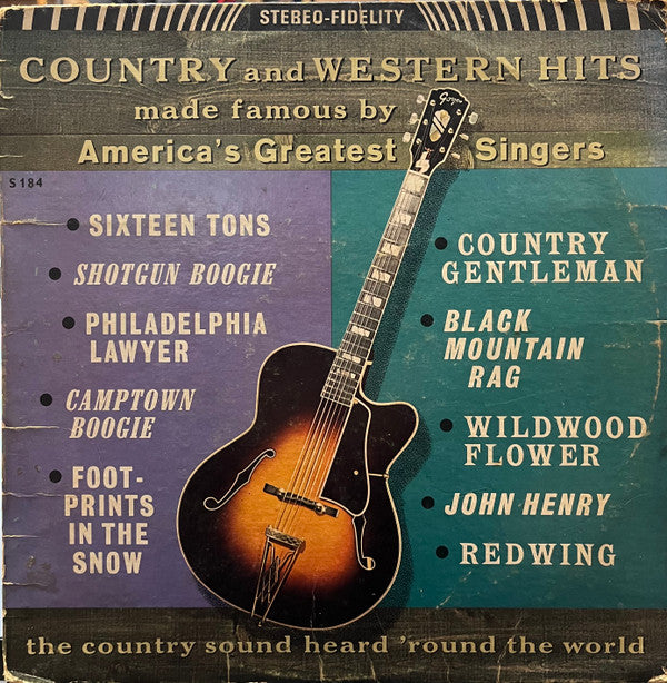 Jerry Shook And Red Sovine – Country And Western Hits (G+,G+)
