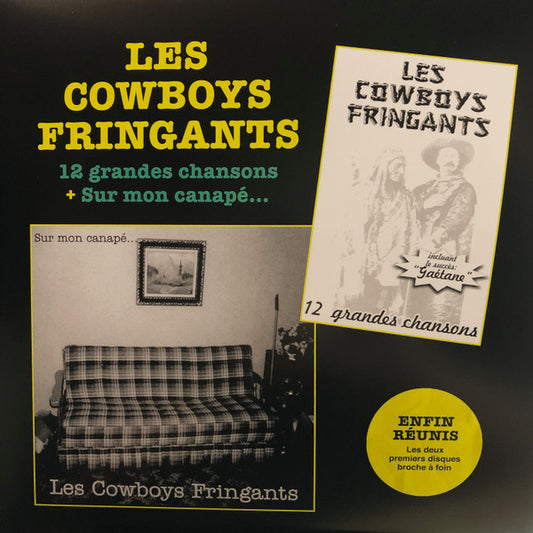 Les Cowboys Fringants – 12 Grandes Chansons - Sur Mon Canapé...  (Vinyle neuf)