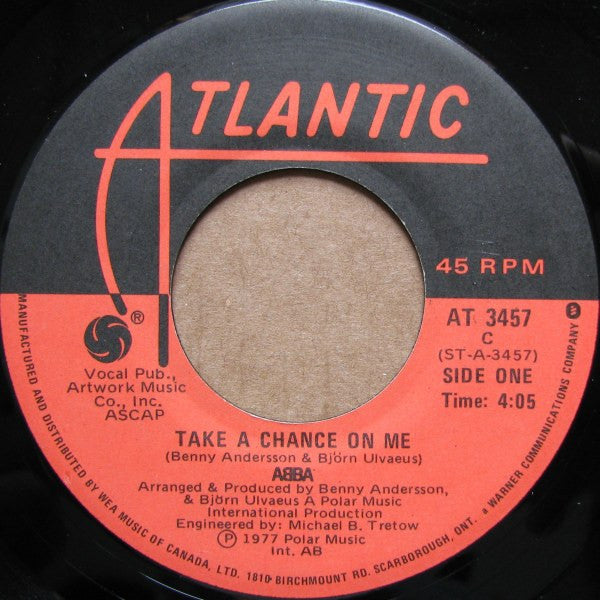 ABBA – Take A Chance On Me (vg+)