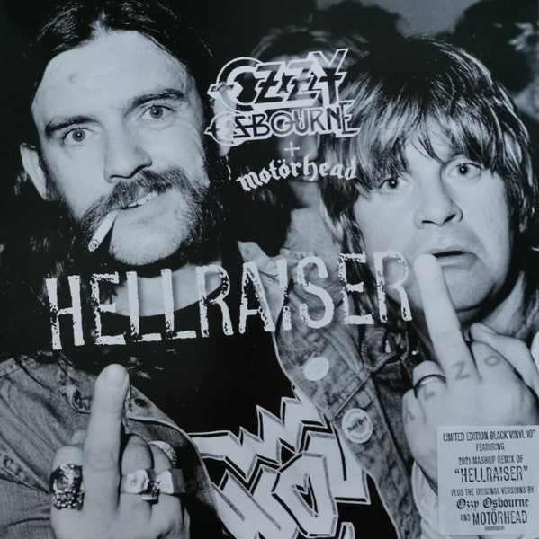 Ozzy Osbourne + Motörhead – Hellraiser (Vinyle neuf)