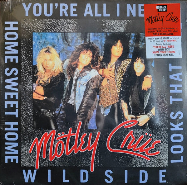 Mötley Crüe – You're All I Need (Vinyle neuf 10 pouces)