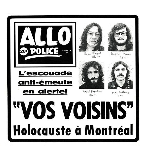 Vos Voisins – Vos Voisins (Vinyle neuf)
