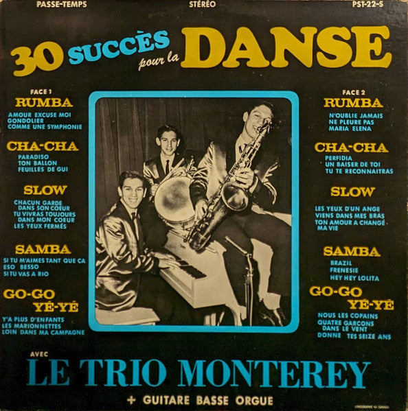 Le Trio Monterey – 30 Succès Pour La Danse (Vg+,Nm)