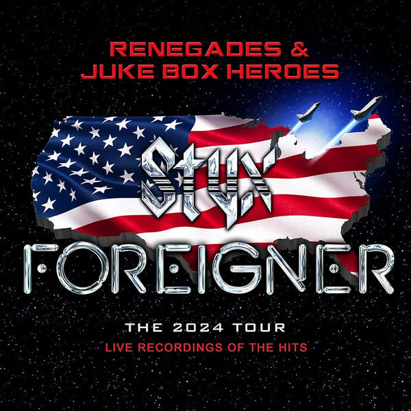 Styx, Foreigner – Renegades & Juke Box Heroes (Vinyle neuf)