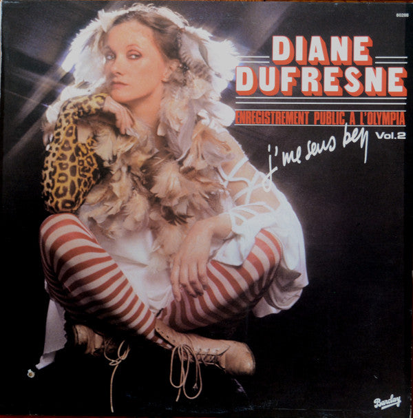 Diane Dufresne – J'me Sens Ben - Enregistrement Public A L'Olympia Vol. 2 (Nm,Vg+)