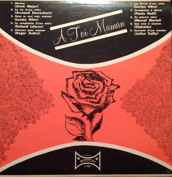 Various – A Toi Maman (g+,Vg)