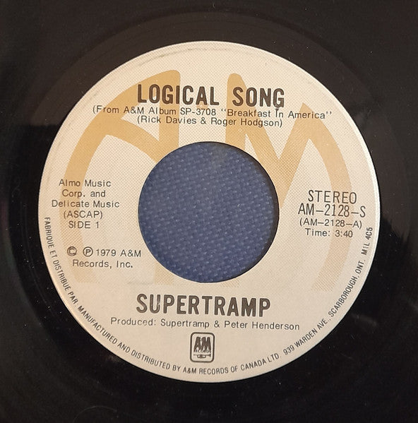 Supertramp – The Logical Song (Vg+)