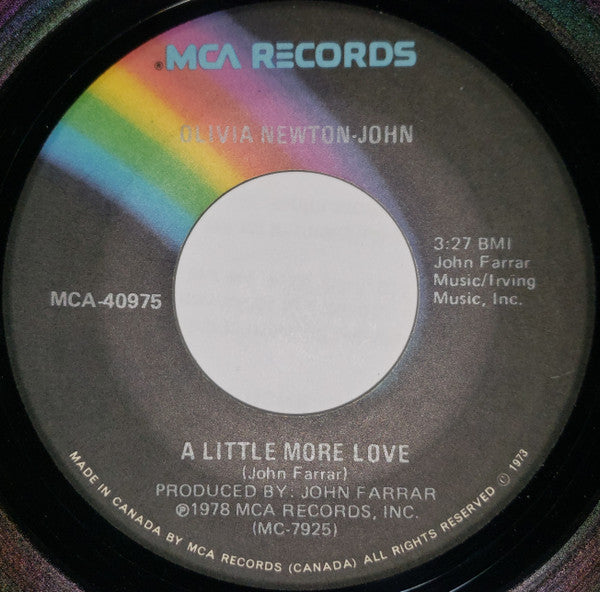 Olivia Newton-John – A Little More Love (Vg+)