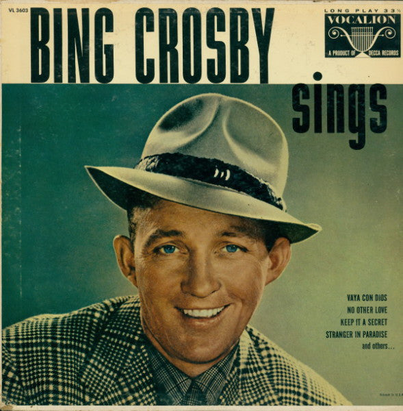 Bing Crosby – Bing Crosby Sings (Vg+,Vg+)