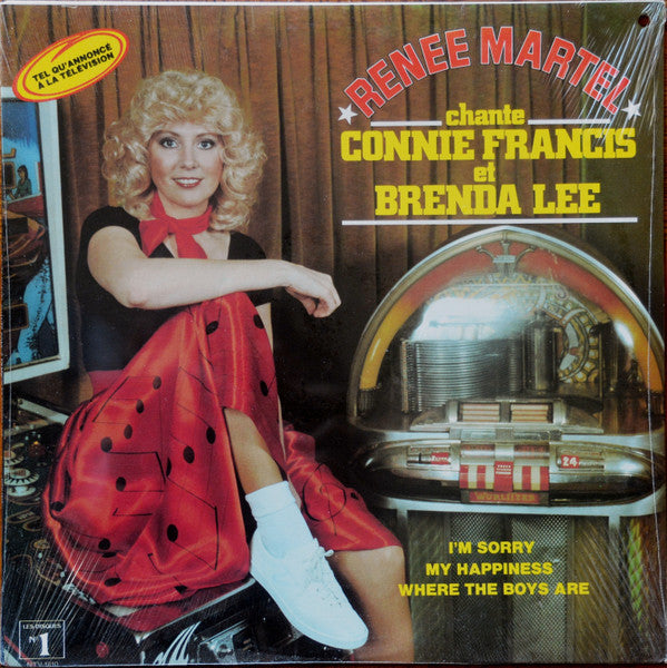 Renée Martel – Chante Connie Francis Et Brenda Lee (Vg+,Vg+)