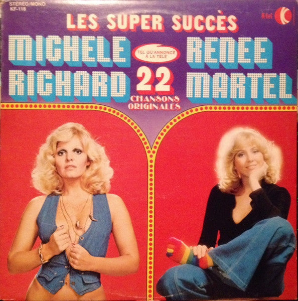 Michèle Richard, Renée Martel – Les Super Succès (Vg,Vg+)