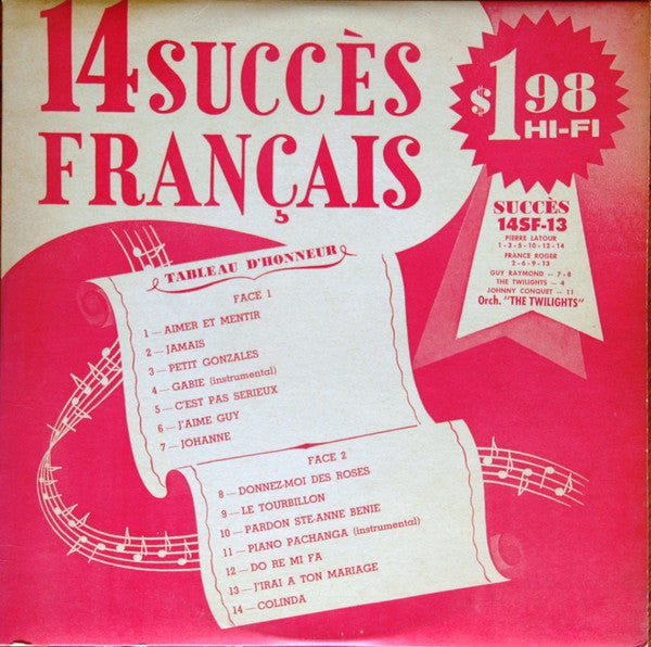 14 French hits (G+,G+)