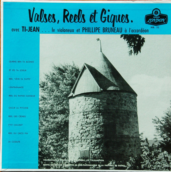 Ti-Jean Carignan, Philippe Bruneau – Valses, Reels Et Gigues (Vg+,P)