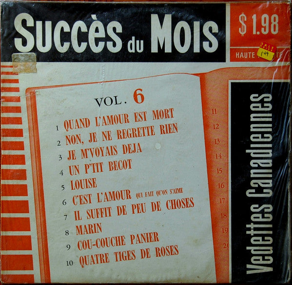 Various – Succès Du Mois, Vol.6 (Vg,Vg+)