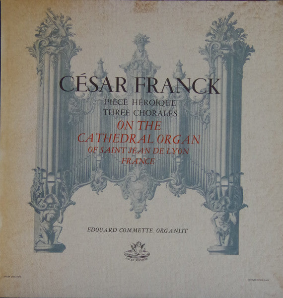 César Franck, Edouard Commette – Piece Héroique Three Chorales (Vg,Vg)