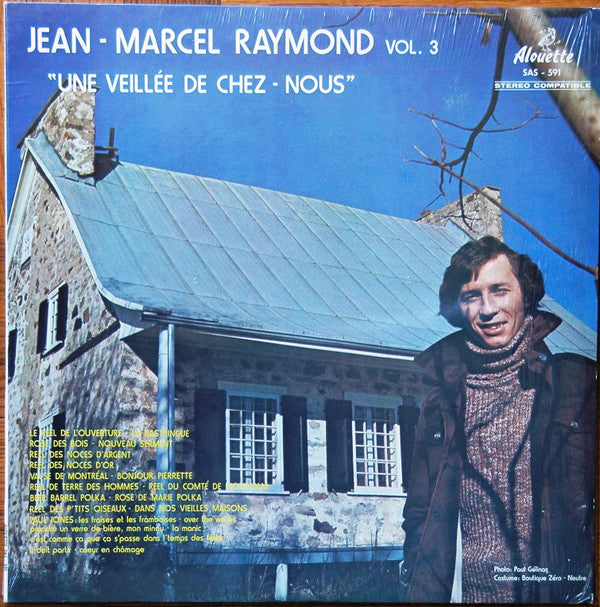 Jean-Marcel Raymond – Vol. 3 - Une Veillée De Chez-Nous (Vg+,Vg+)