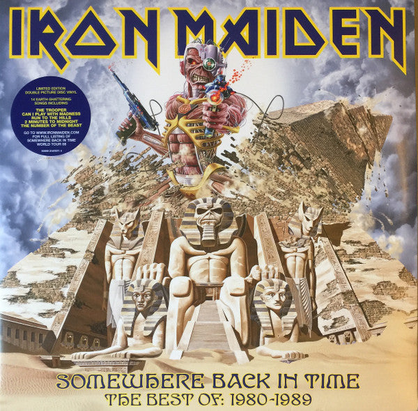 Iron Maiden – Somewhere Back In Time - The Best Of: 1980-1989 (Vinyle neuf)