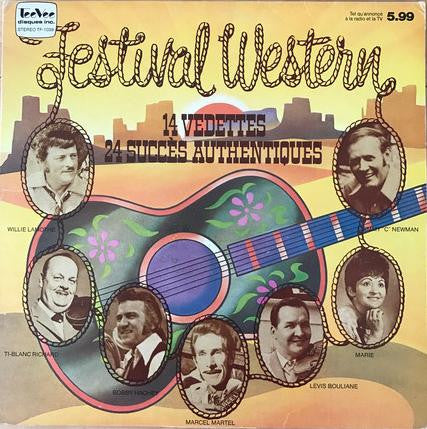 Various – Festival Western: 14 Vedettes 24 Succès Authentiques (Vg,Vg+)