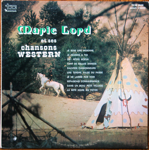 Marie Lord – Ses Chansons Western (G+,Vg)