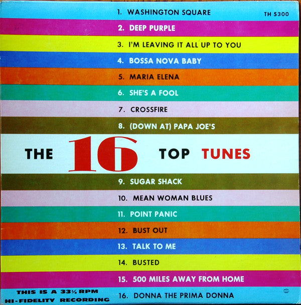 Unknown Artist – The 16 Top Tunes (Vg+, Vg)