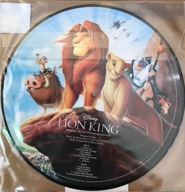 Various ‎– The Lion King (Original Motion Picture Soundtrack) (Vinyle neuf)