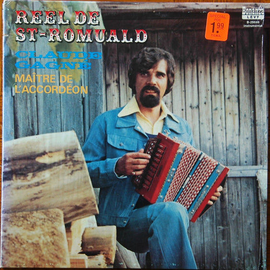 Claude Gagné ‎– Maître De L'Accordéon (Vg+,Vg+)