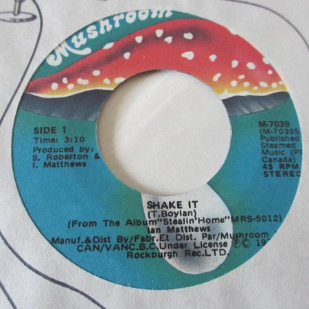 Ian Matthews – Shake It (Vg+)