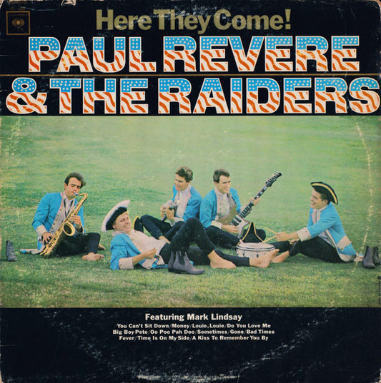 Paul Revere & The Raiders Featuring Mark Lindsay ‎– Here They Come! (Vg,Vg)