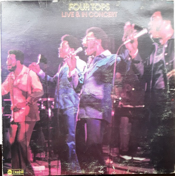 Four Tops ‎– Live &amp; In Concert (Vg+,Vg) 