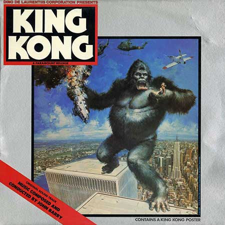 John Barry ‎– King Kong (Original Sound Track) (Vg+,Vg)