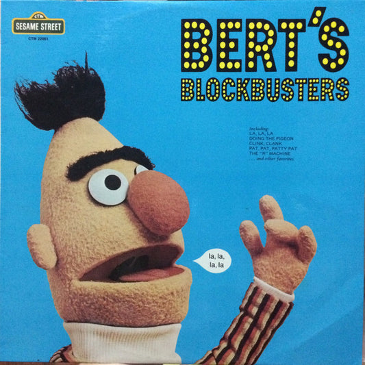 Seasame Street / Bert ‎– Bert's Blockbusters (Vg+,Vg)
