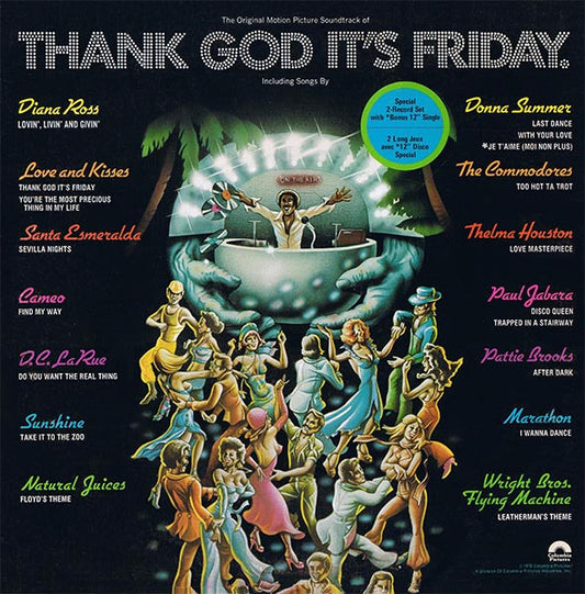 Various ‎– Thank God It's Friday (The Original Motion Picture Soundtrack) (Vg+,Vg)