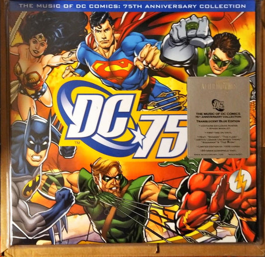 Various ‎– The Music Of DC Comics: 75th Anniversary Collection (Vinyle neuf rouge) (#730/1000)