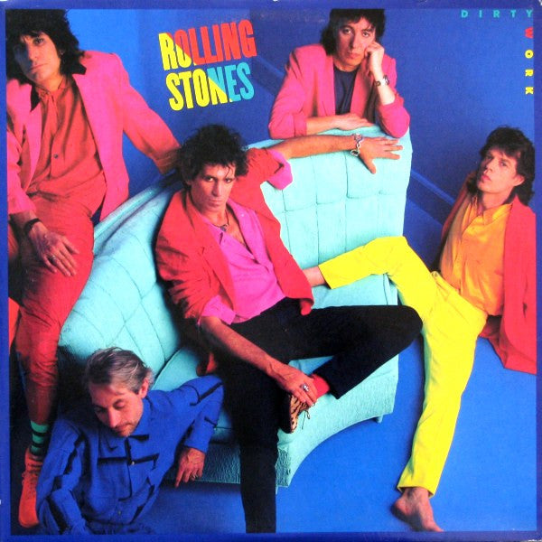 Rolling Stones ‎– Dirty Work (Vg+,Vg)