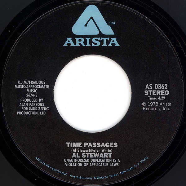 Al Stewart – Time Passages / Almost Lucy (Vg)