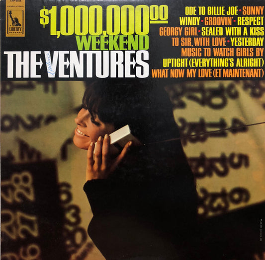 The Ventures ‎– $1,000,000.00 Weekend (Vg,Vg)