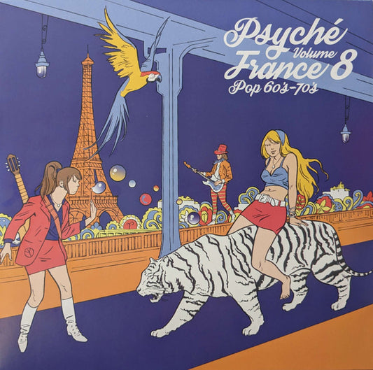Various ‎– Psyché France Pop 60's-70's Volume 8 (Nm,Vg)
