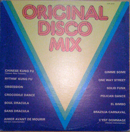 Various ‎– Original Disco Mix (Vg+,Vg+)
