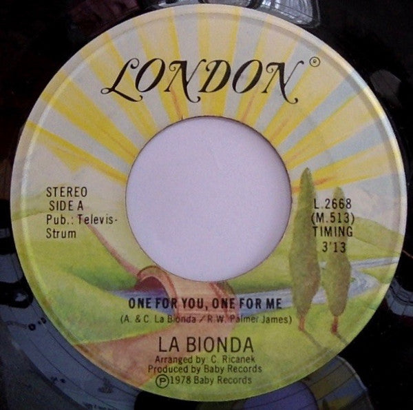 La Bionda – One For You, One For Me (vg+)