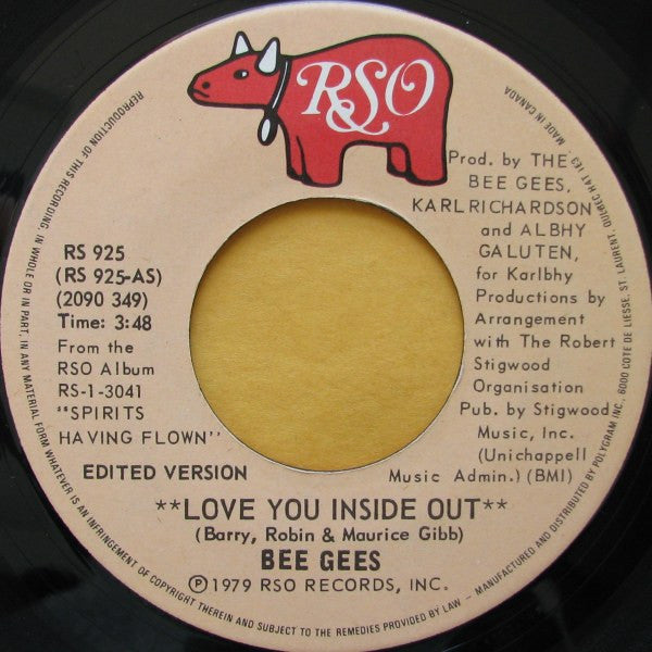 Bee Gees – Love You Inside Out (Vg+)