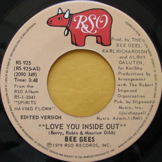 Bee Gees – Love You Inside Out (Vg+)