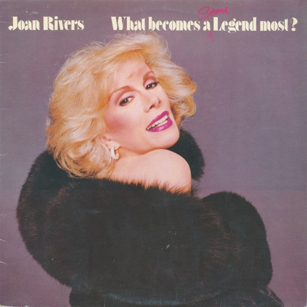 Joan Rivers ‎– What Becomes A Semi-Legend Most? (Vg+,Vg+)