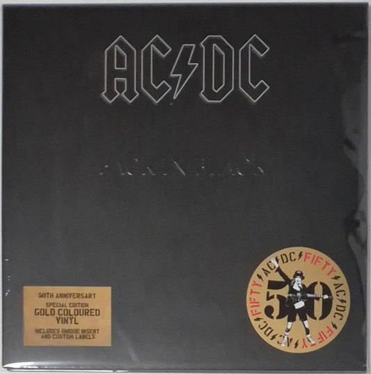 AC/DC ‎– Back In Black (Vinyle neuf, Gold)