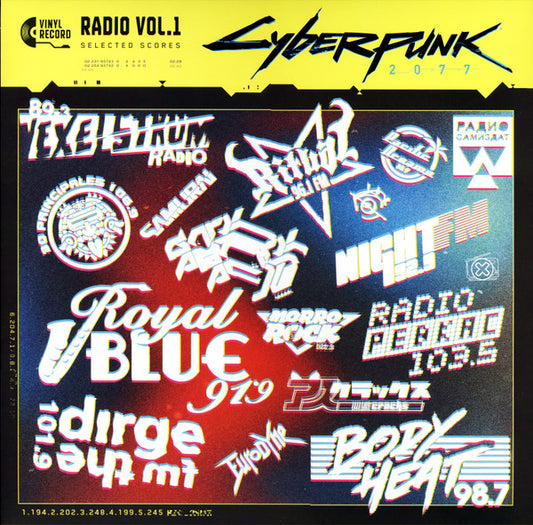 Various ‎– Cyberpunk 2077 Radio OST Vol. 1 (Vinyle neuf)