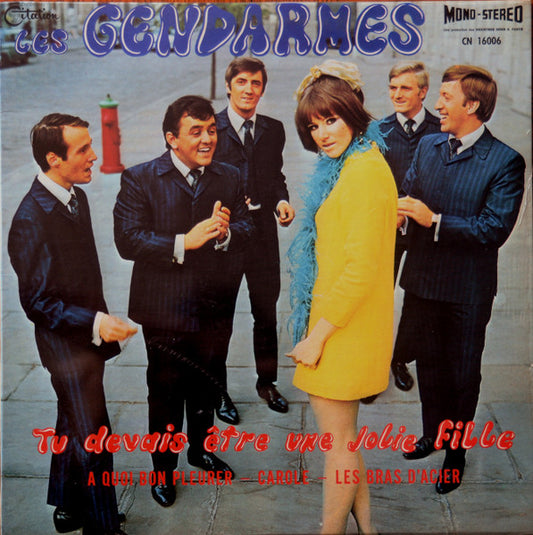Les Gendarmes ‎– Tu Devais Être Une Jolie Fille (Vg,G+)